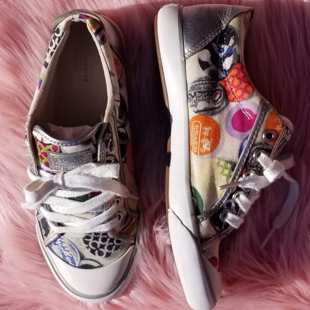 COACH POPPY BARRETT BUBBLE SNEAKERS - Picture 3 of 5